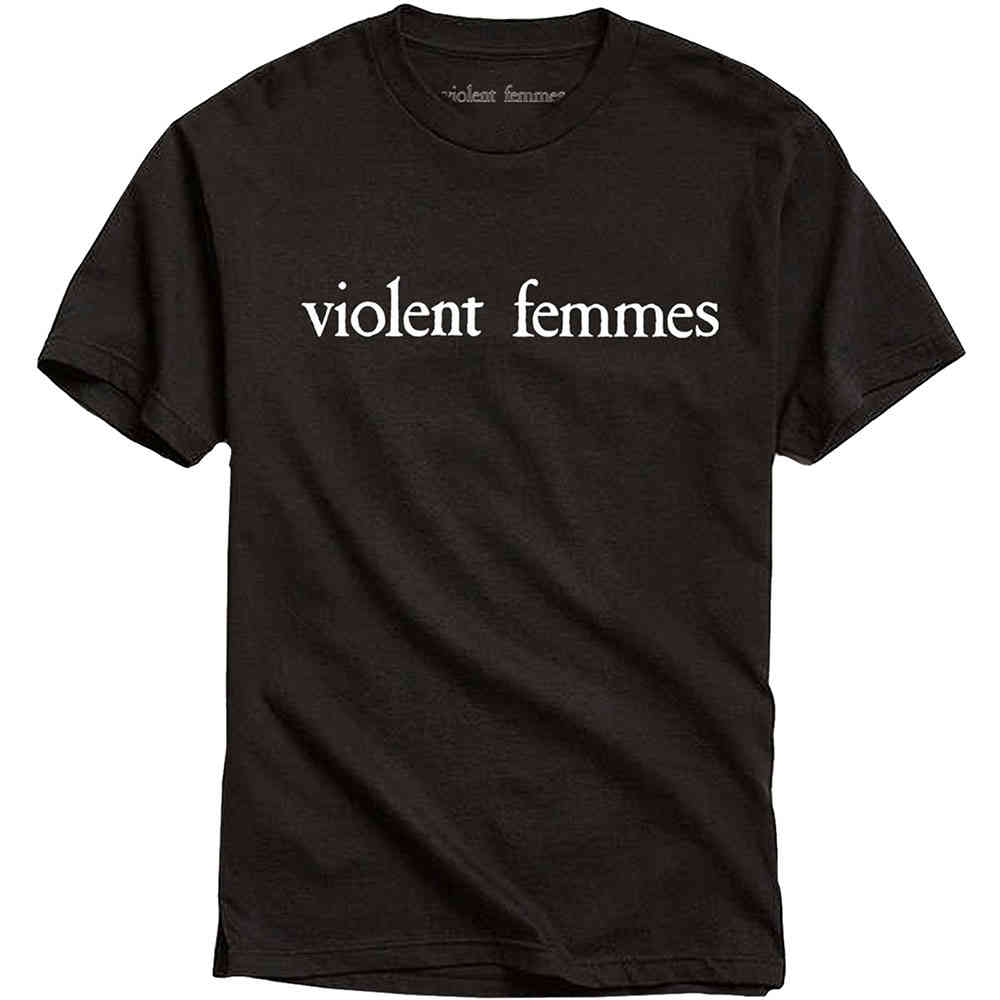 Violent Femmes - White Vintage Logo Heren Tshirt - Zwart